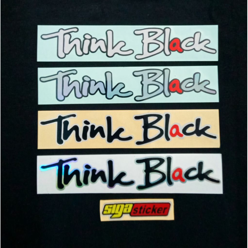 

Sticker Think Black Stiker Cutting 15 cm