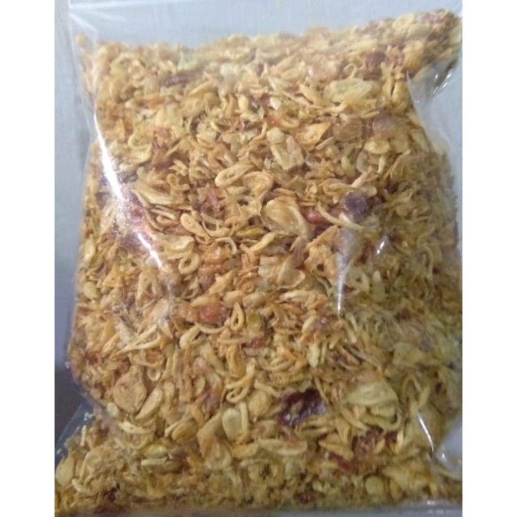 

Bawang Merah Goreng Asli Sumenep Grade(A) Asli Wangi dan Renyah 250gr
