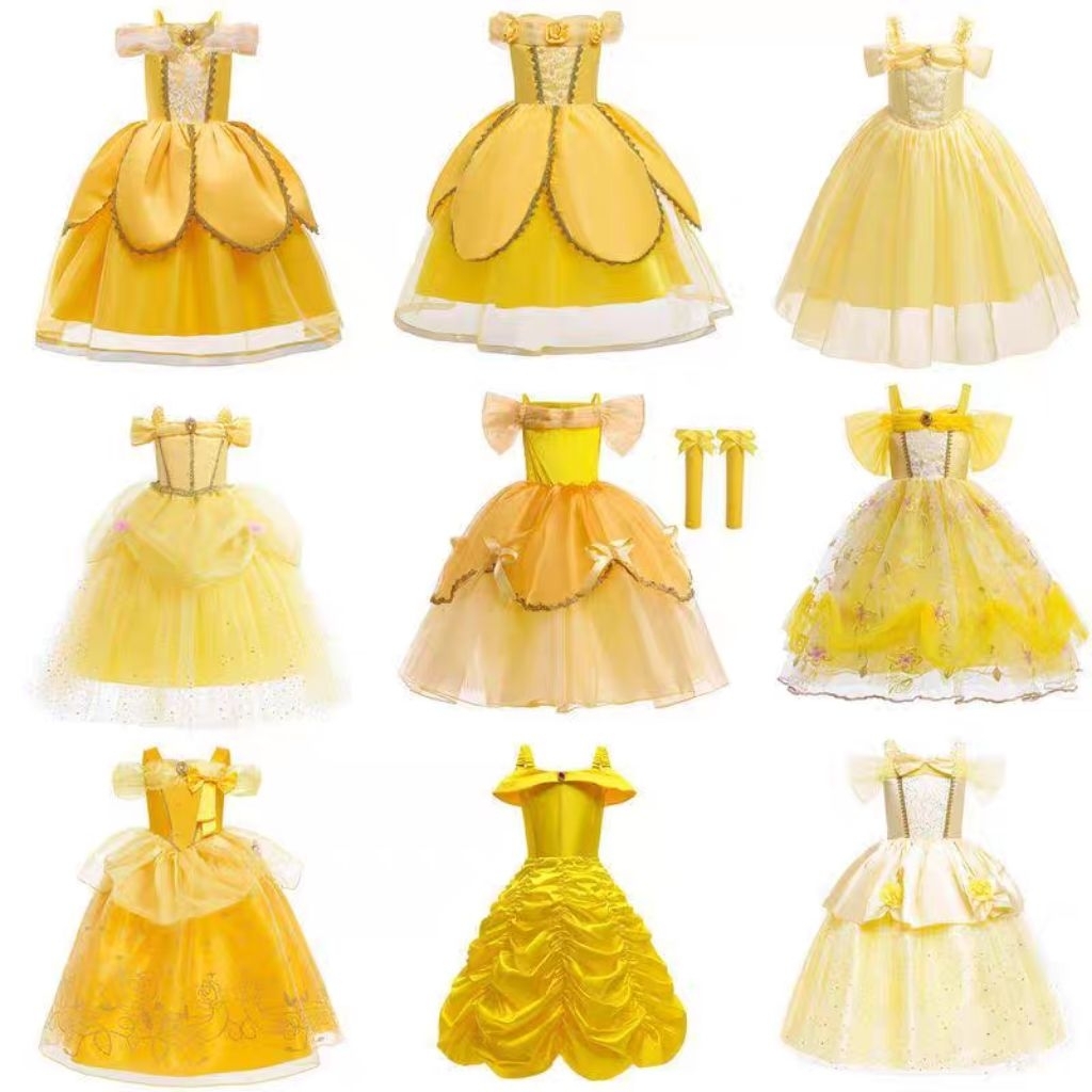 BELLE PRINCESS GOWN KOSTUM PESTA ANAK PEREMPUAN