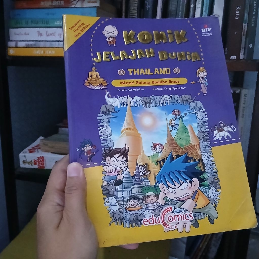 (PRELOVED) BUKU ORI KOMIK JELAJAH DUNIA : THAILAND MISTERI PATUNG BUDDHA EMAS | KOMIK PRELOVED ORI M