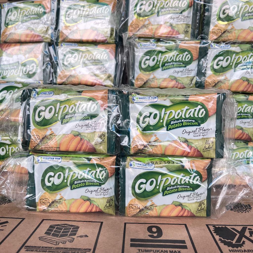 

go potato 8 gram 1 dus isi 200 pcs ecer ( 500 )