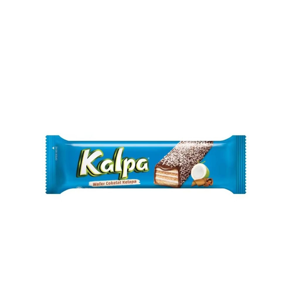

KALPA Wafer Kelapa Cokelat | Camilan Renyah Isi Krim Kelapa & Coklat | Wafer Enak Halal Murah