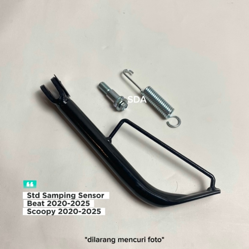Standar Samping Beat Scoopy 2020-2025 Sensor Modif Hitam