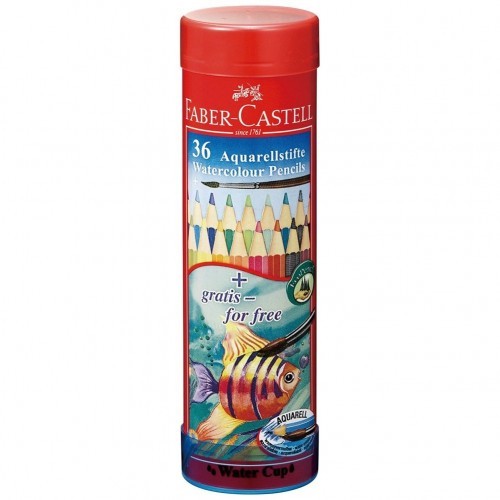 

FABER CASTELL WATERCOLOUR 36L ROUND TIN 115936