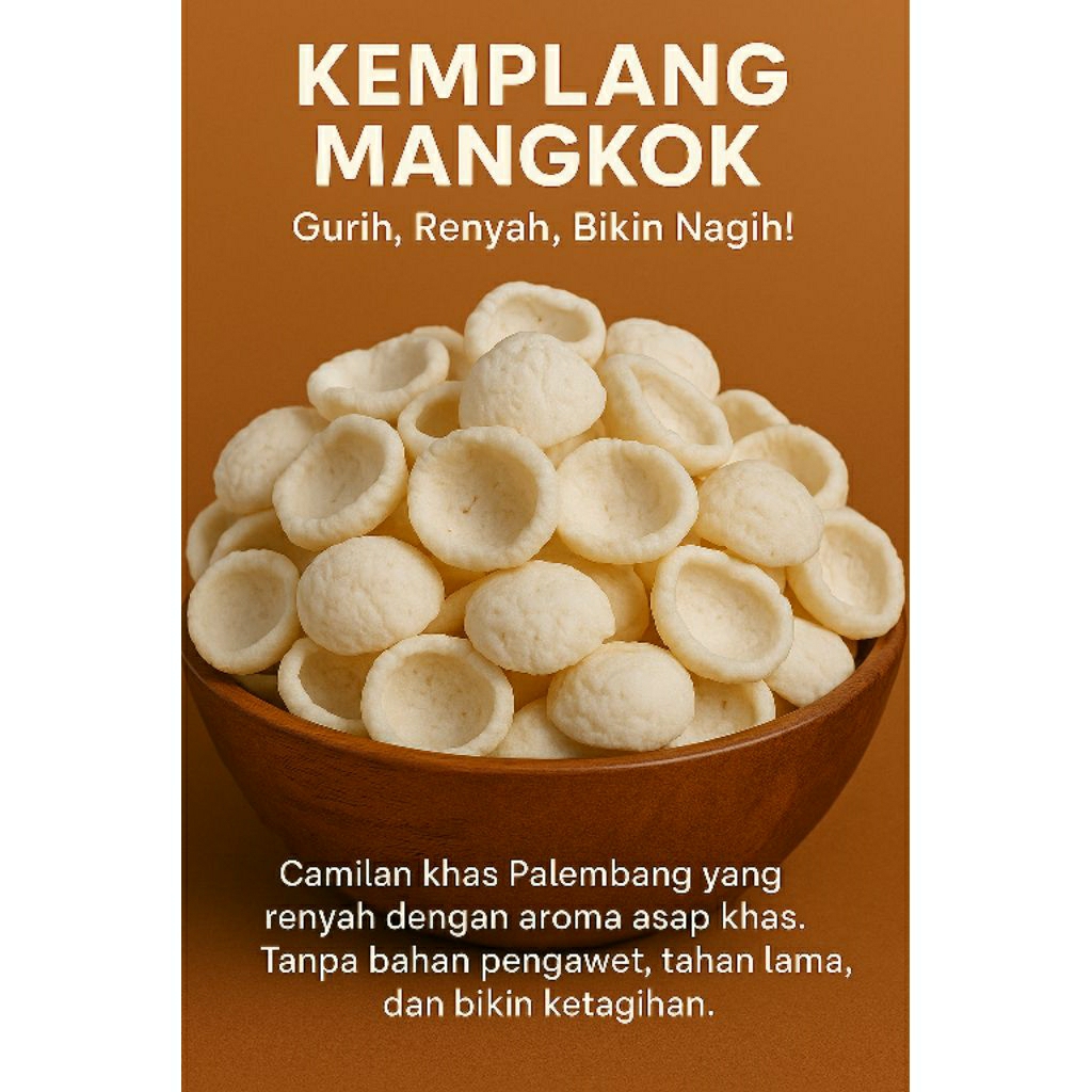 

KEMPLANG MANGKOK 1KG | Enak & Gurih Serta Bikin Nagih |Khas Palembang Home Made