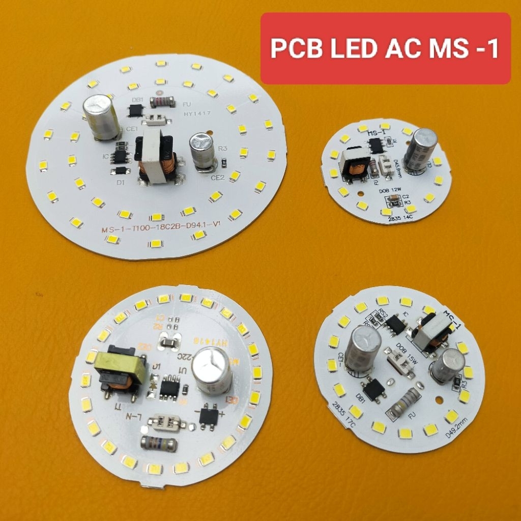 PCB LAMPU LED AC MS-1 12W 15W 18W 30W PUTIH
