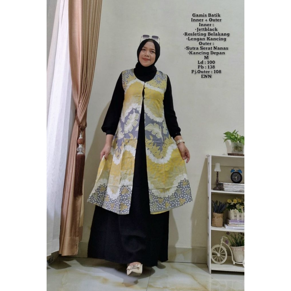 Gamis Lidya Batik