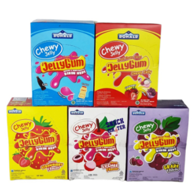 

Jelly Gum Chewy 24 pcs x 20gr All Varian [ Box ]