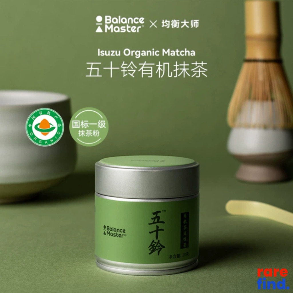 

MATCHA ORGANIC BY BALANCE MASTER 30 GRAM IZUZU MATCHA POWDER NO ADDED SUGAR NATIONAL STANDARD GRADE ONE BUBUK MATCHA ORGANIK