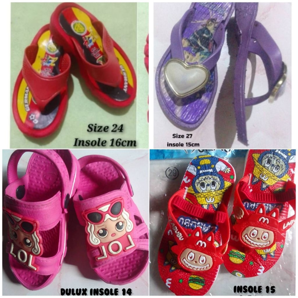 sandal/sepatu anak cewek/cowok/baby,pl