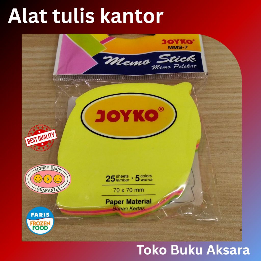 

ALL BENTUK MEMO Sticky Note (Note MMS) Joyko