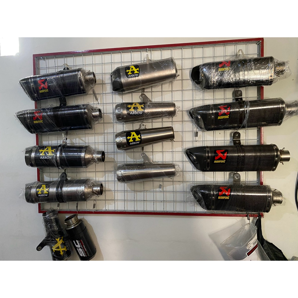 slincer knalpot original, akrapovic cbr, leovince, scorpion, knalpot arrow, knalpot sc, knalpot leov