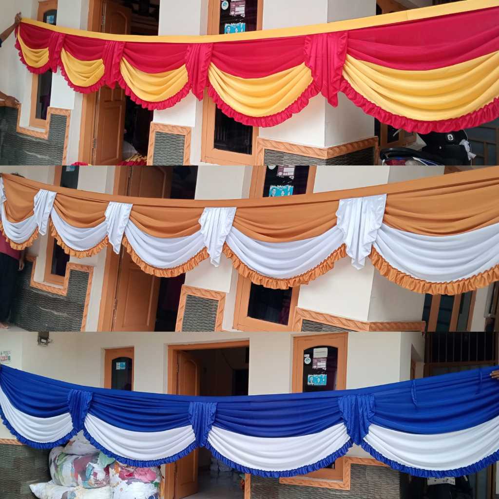 Rumbai Tenda/Poni Tenda/DEKORASI Hiasan Tenda