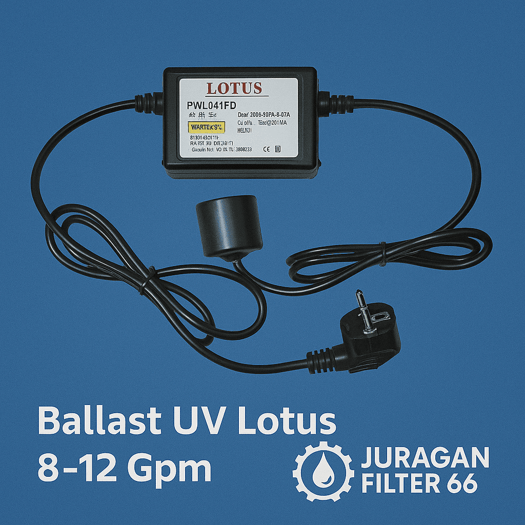 Ballast Adaptor Lampu UV Lotus - bohlam ultraviolet 4 kaki 10- 40 watt