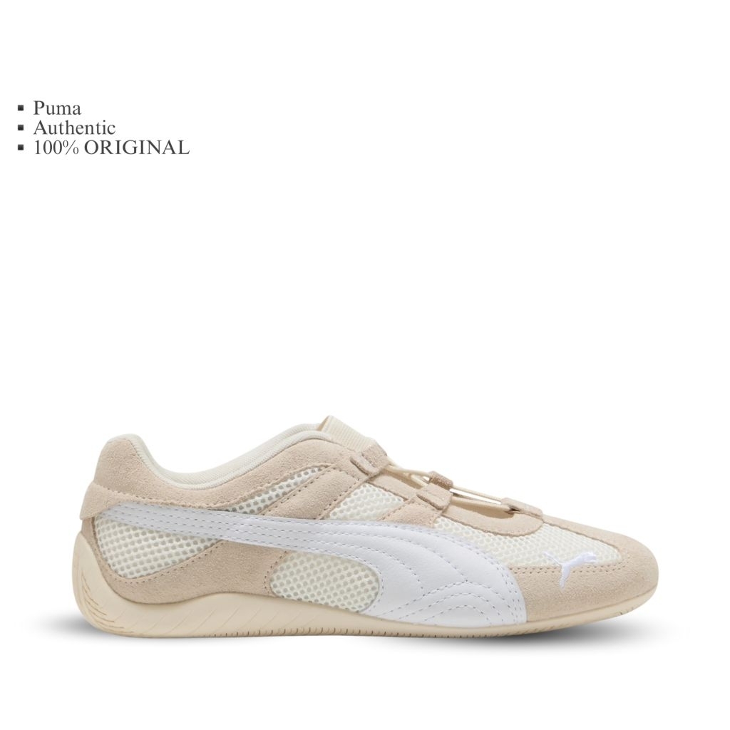 Puma SPEEDCAT OG Alpine Snow Puma White Limited Sepatu Slip-on Wanita Original