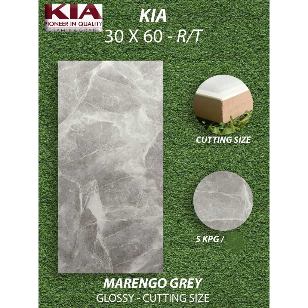 keramik kia morengo grey 30x60 cutting medan
