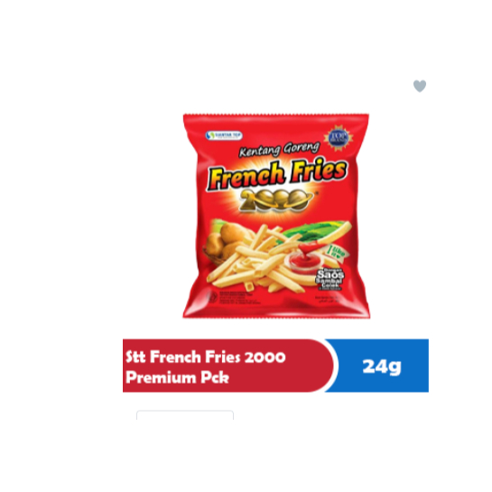 

STT FRENCH FRIES 2000 PREMIUM PCK 24g