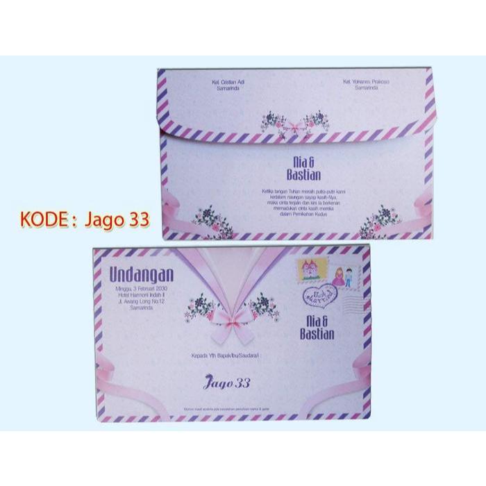 

UNDANGAN PERNIKAHAN BLANGKO CUSTOM MURAH + PLASTIK OPP