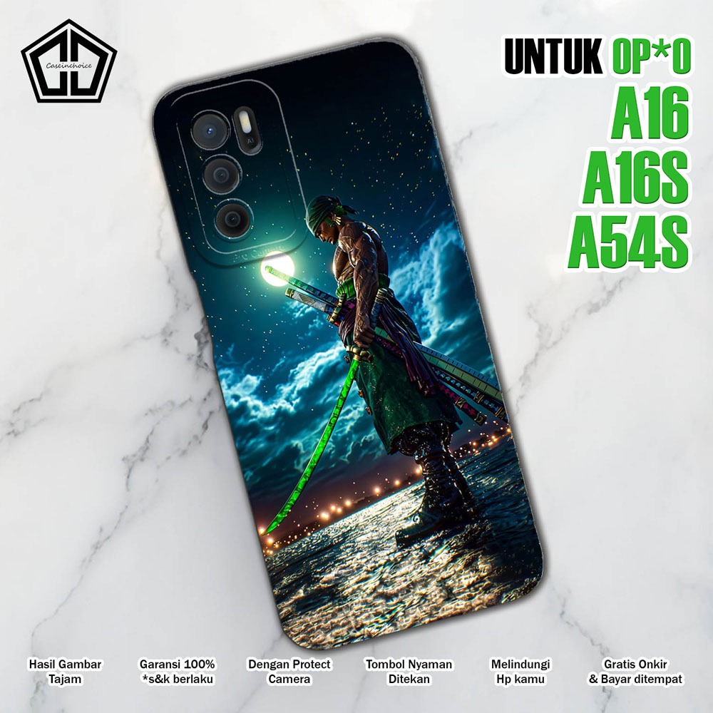 Casing OPPO A16 - A16s - A54s - Case OPPO A54s - A16 - A16s - ANIME ONE PIECE SOFTCASE PROCAMERA CAS