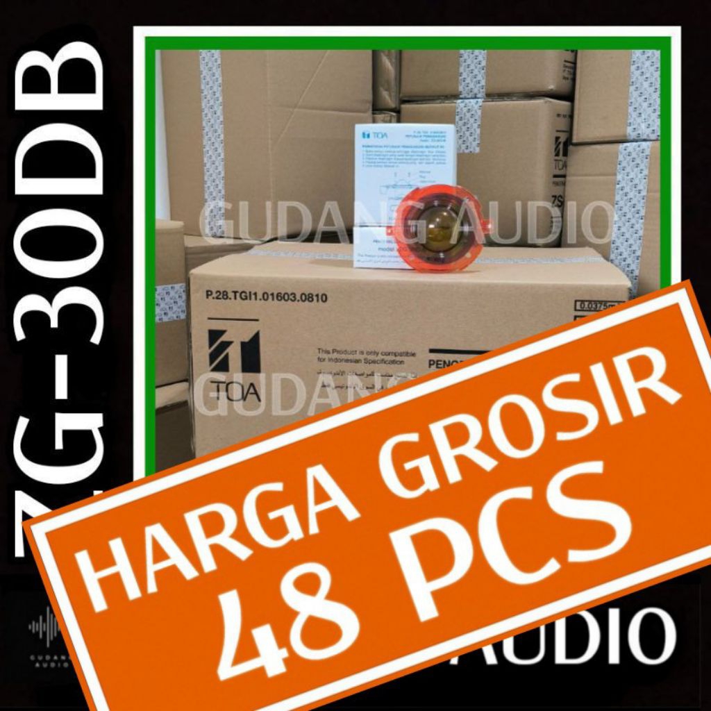 48 UNIT SPUL MEMBRAN TOA ZG-30DB SPUL CORONG SPEAKER TOA 50 WATT