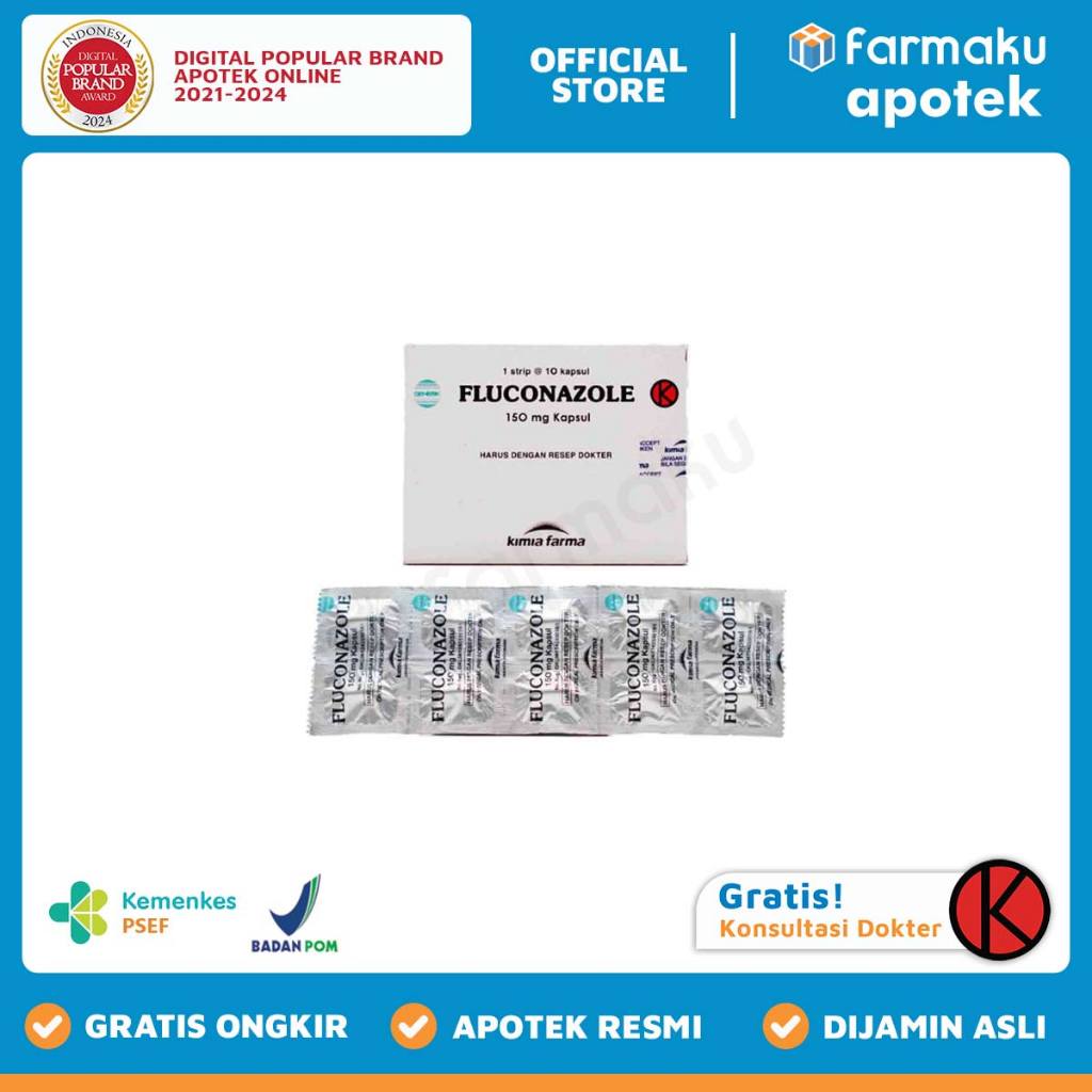 Fluconazole 150 mg KF  Dus 1 strip 10 kapsul - BNS