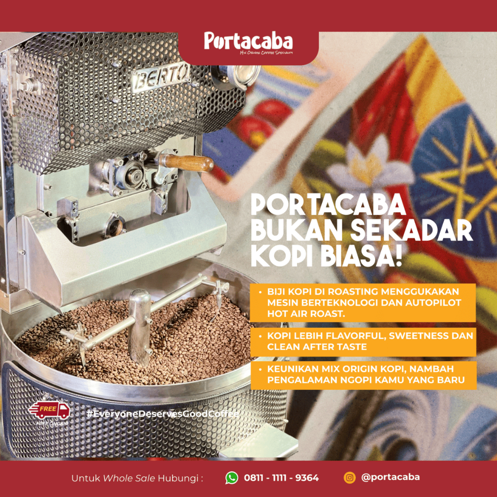 

Biji Kopi Arabika Toraja Berries Full Arabika 200 gr - Portacaba Coffee Roastery