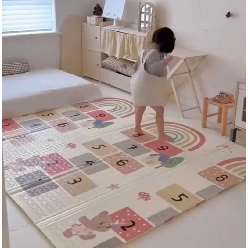 Baby Playmat 120X180Cm Tebal 6Ml, Karpet Lipat Playmate, Karpet Anak, Matras Bermain Lipat, Matras Bayi 200X180Cmx6Ml, Matras Anak, Matras Lantai Bayi, Karpet Bermain
