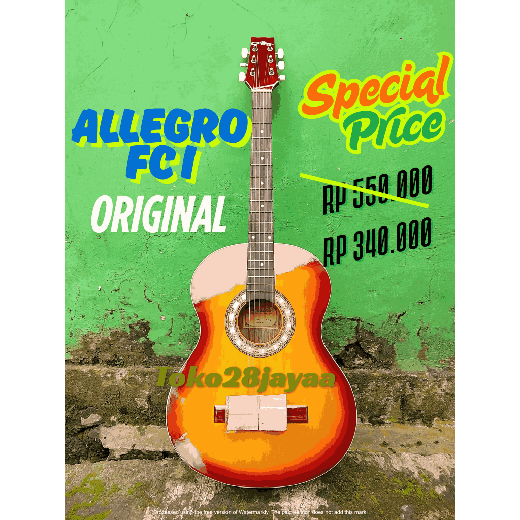 Gitar ALLEGRO FCI ORANGE MURAH ORIGINAL