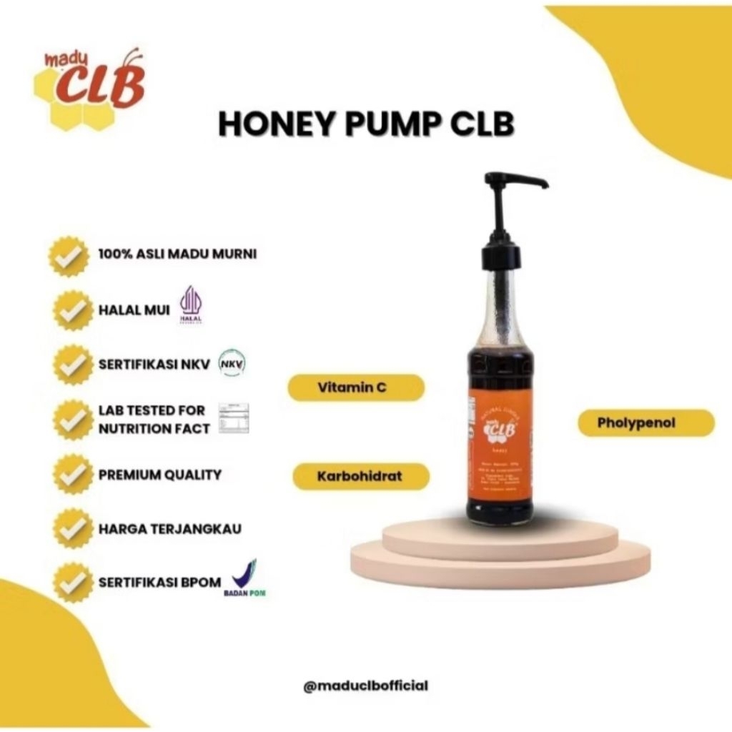 

HONEY PUMP AKASIA asli murni 900 gram kemasan praktis dan ekslusif 100% asli murni