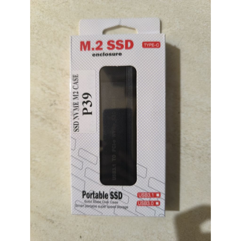 Casing NVME External Case Eksternal SSD M2 NVME