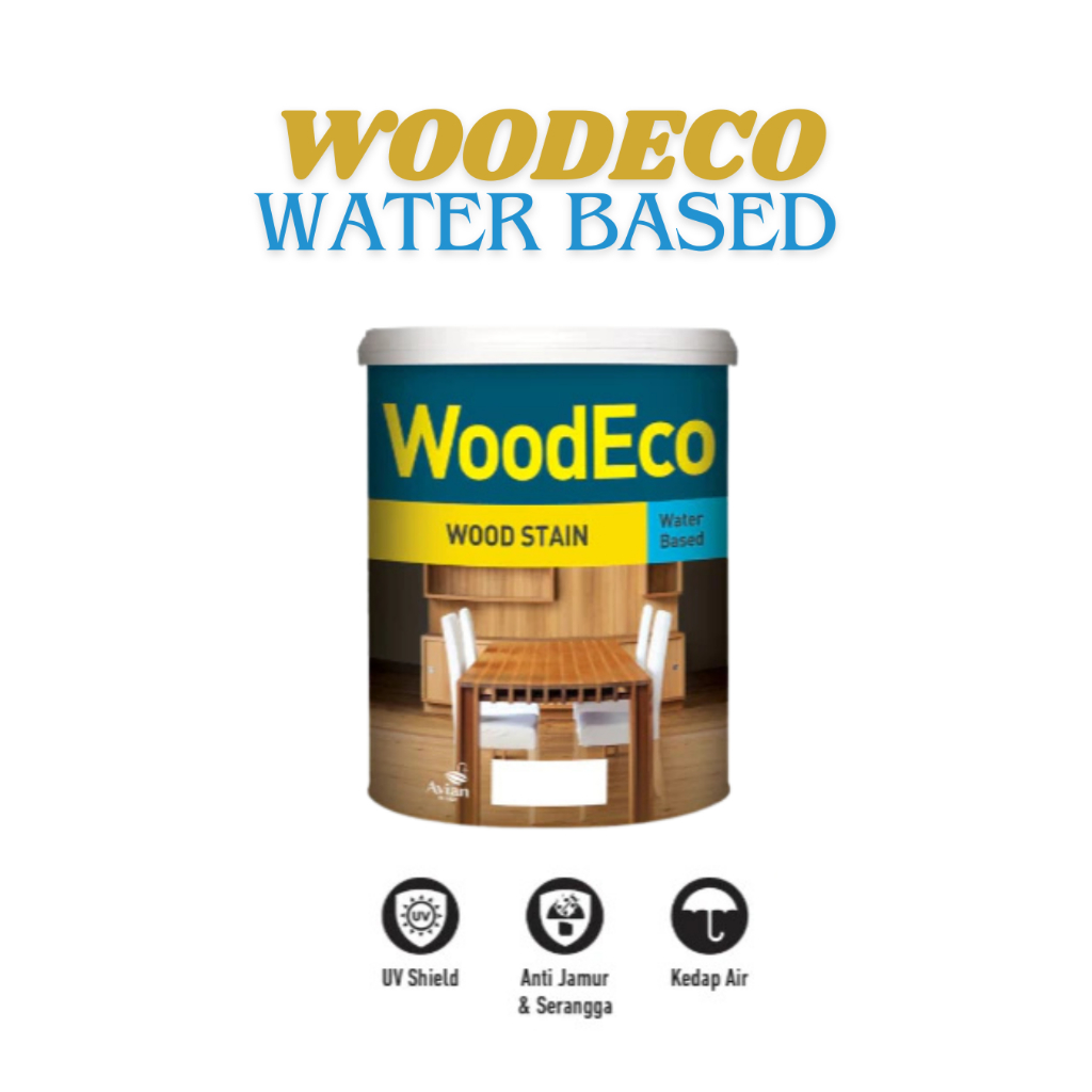 WOODECO Waterbased & Solvent Based cat Kayu
