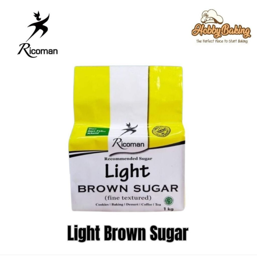 

Ricoman Light Brown Sugar 1kg