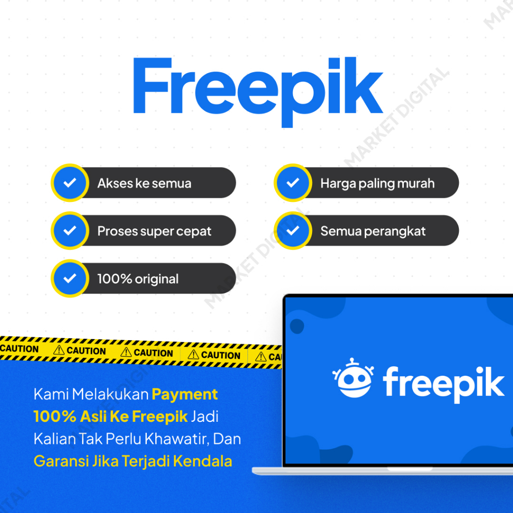 Freepik Premium 3 Bulan 6 Bulan 12 Bulan - Download File Tanpa Watermark
