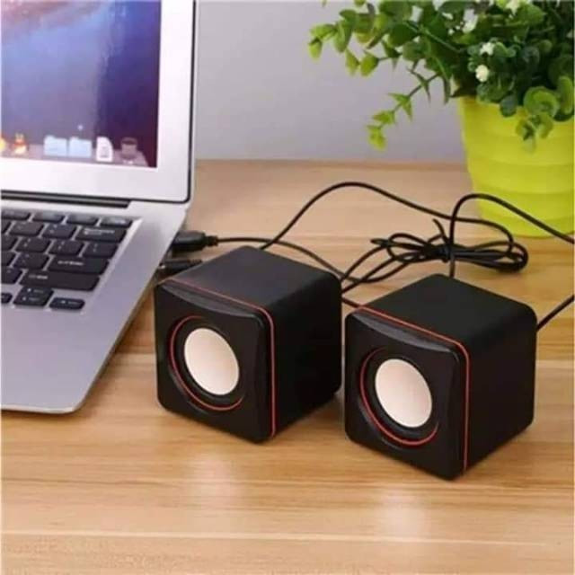 Speaker Salon Multimedia Model 101Z For Komputer Laptop Notebook Pc Hp Mini Aktif Kabel USB Stereo /