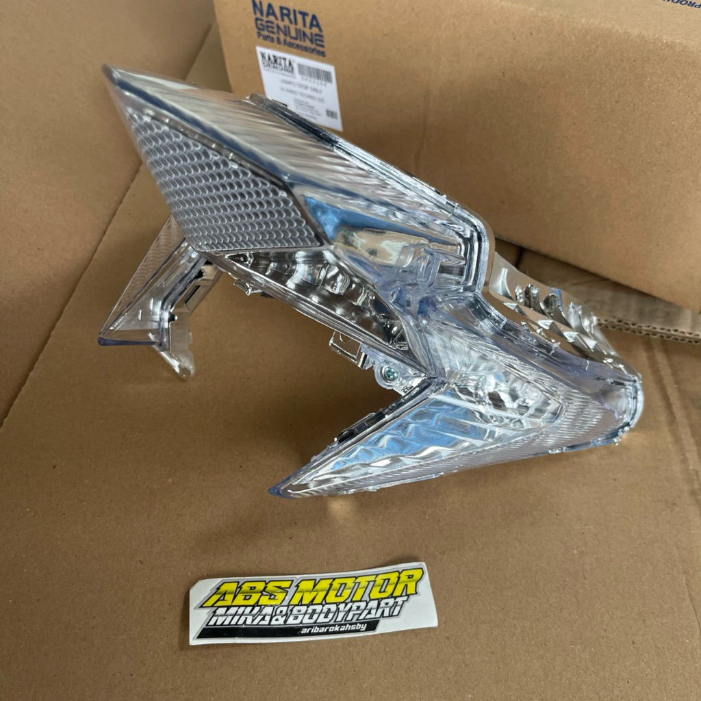 Lampu STOPAN Belakang Vario Tekno 125 KZR KACA FULL PUTIH