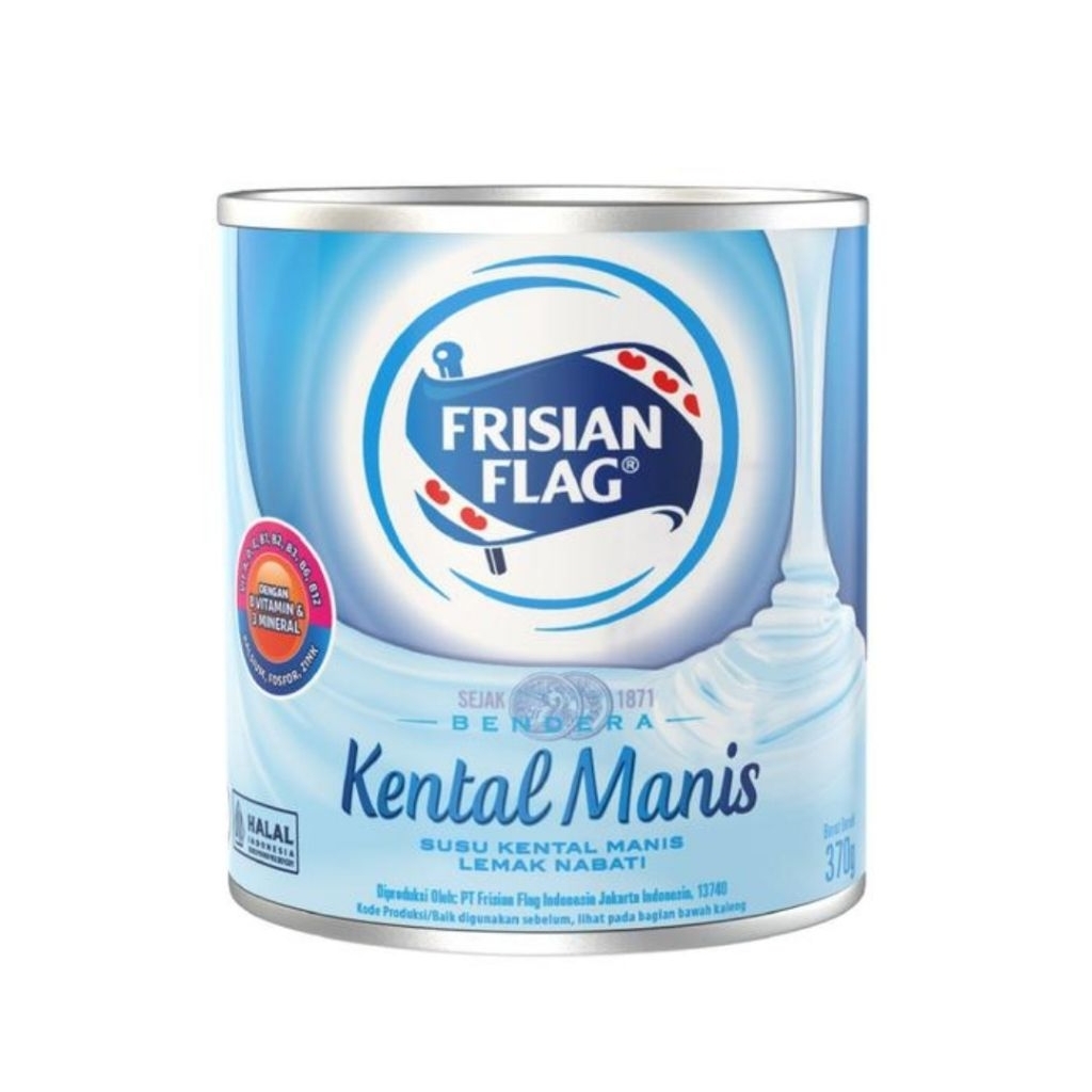 

Susu Bendera SKM Kental Manis KALENG Putih Per Dus Biru Full Cream Vanilla Isi 48Pcs X 370gr Frisian