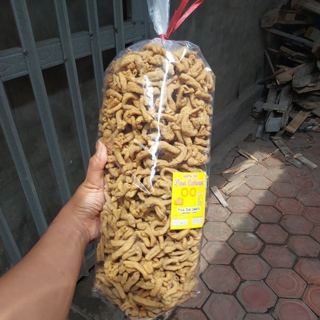 

(500g) Keripik Usus Ayam Original merk Dua Cahaya (free packing bubble/ kardus)