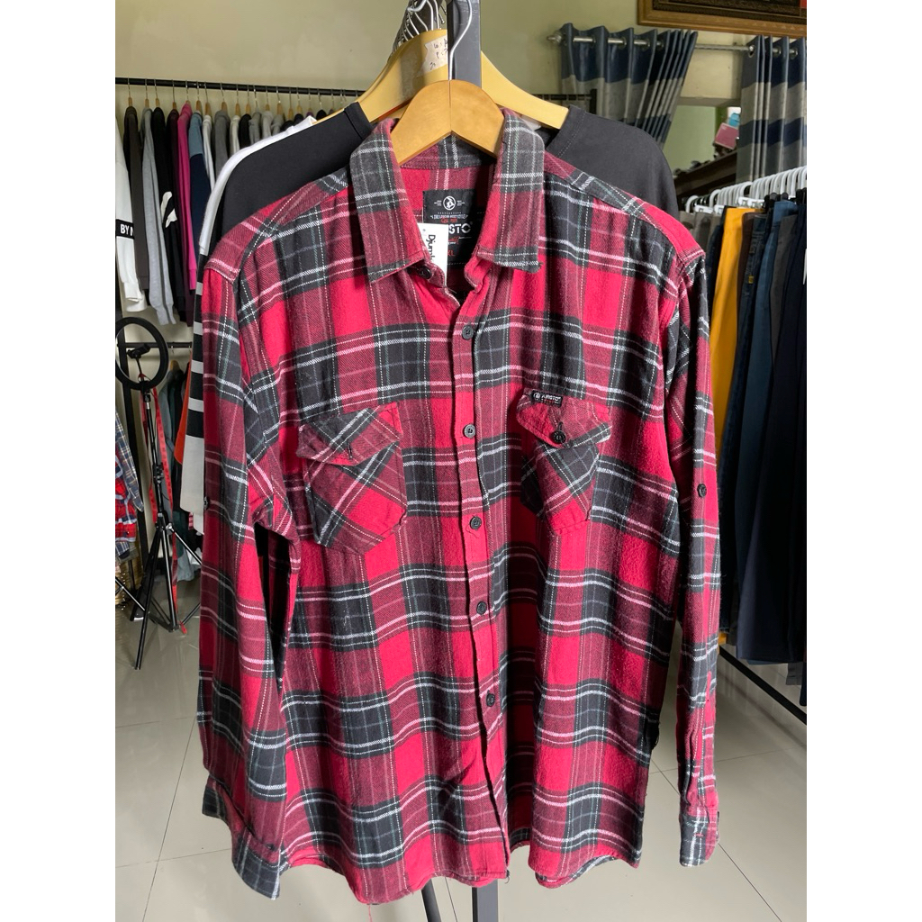 kemeja flanel second brand original