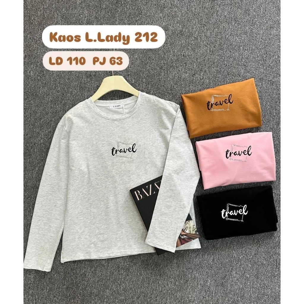 kaos MF kaos lady wanita import