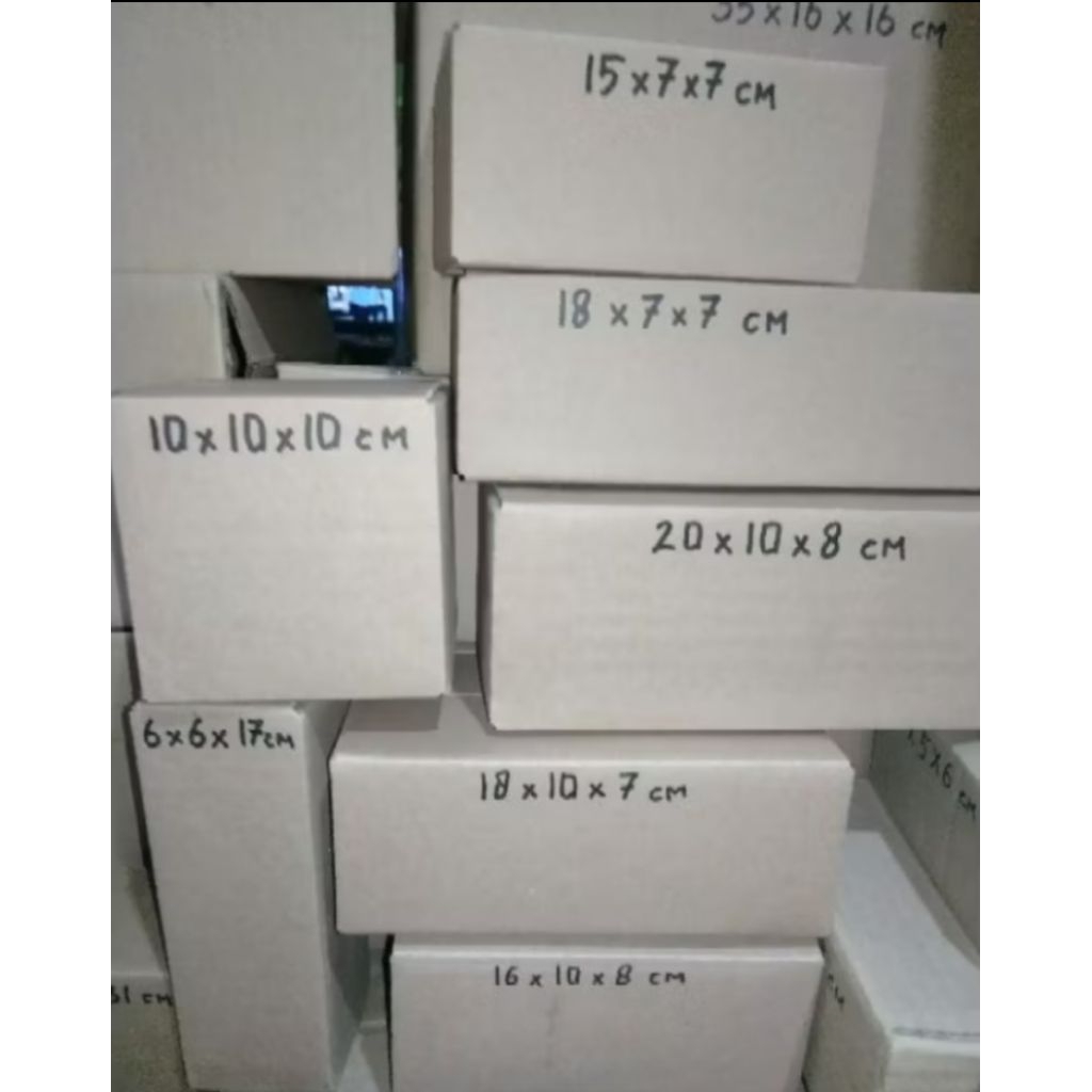 

Kardus Packing Polos Depan dan Dalam ukuran 10X10x10