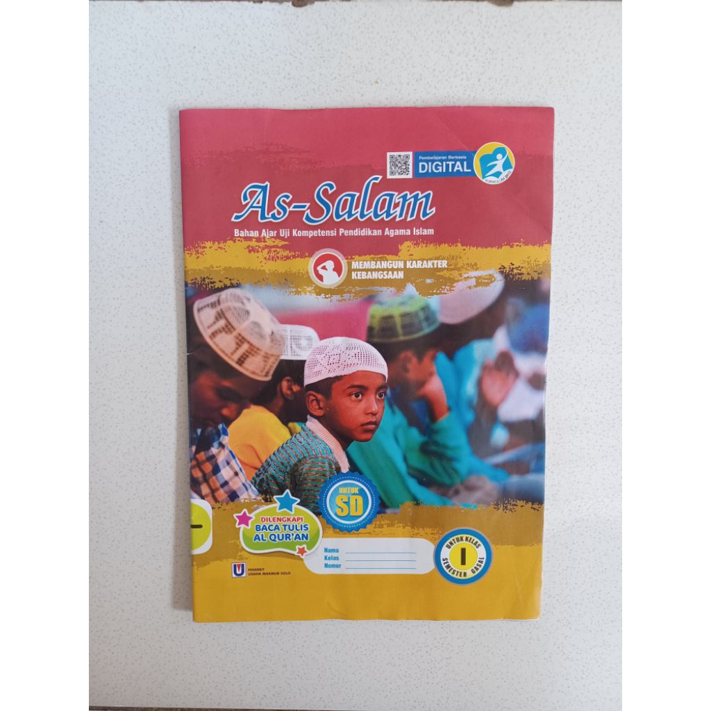 Buku LKS Pendidikan Agama Islam PAI Kelas 1 SD Semester 1 Kurikulum 2013 Edisi 01
