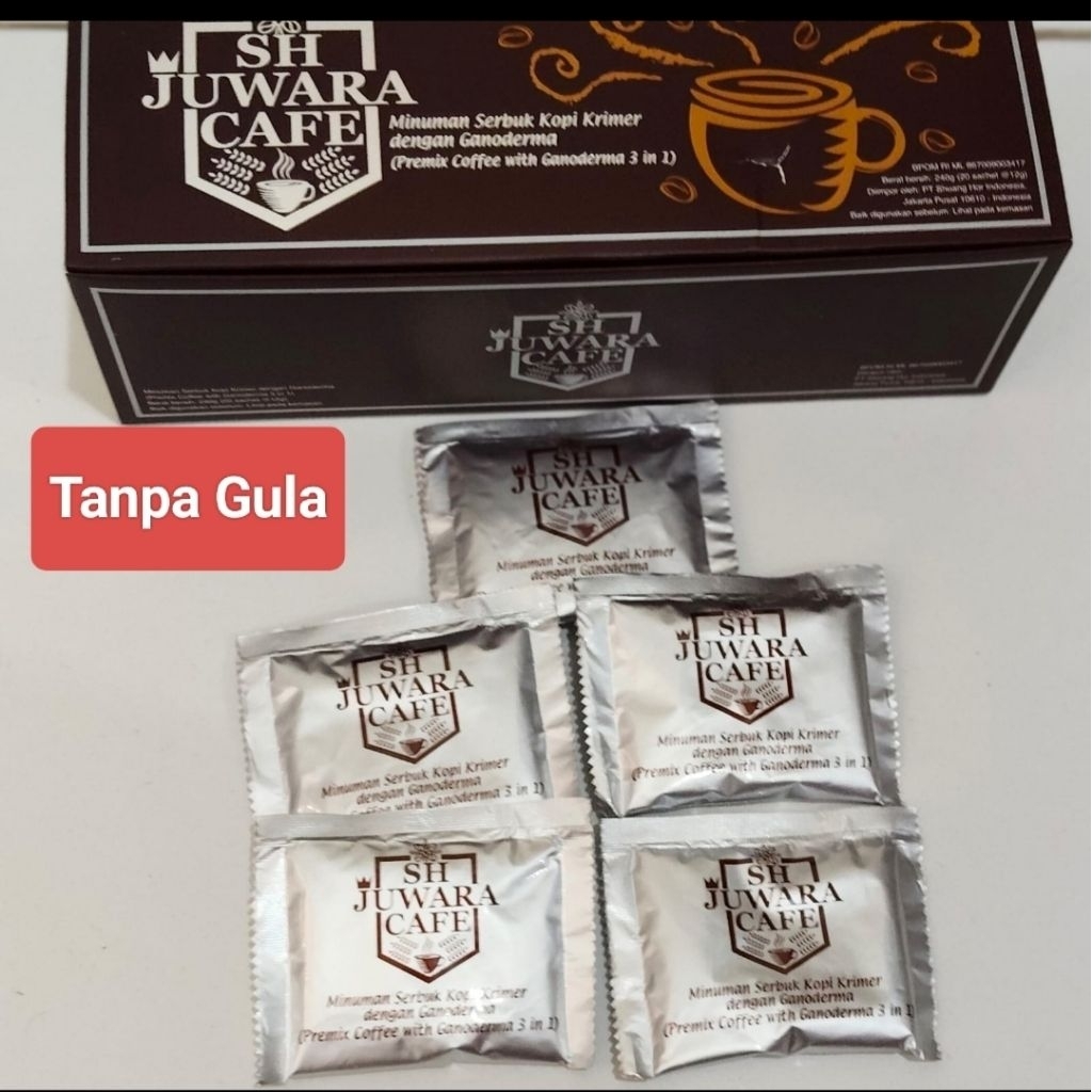 

Kopi Sehat Alami Ganoderma ECER 3In1 Non Gula (5 Sachet)