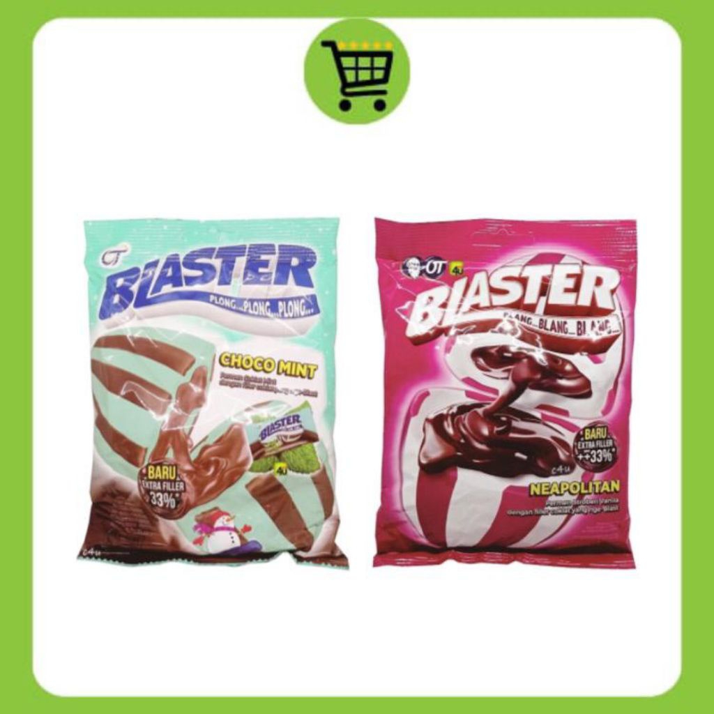 

•DailyMart• [BUNDLE 4] Permen Blaster Neapolitan Choco Mint 1 Pack