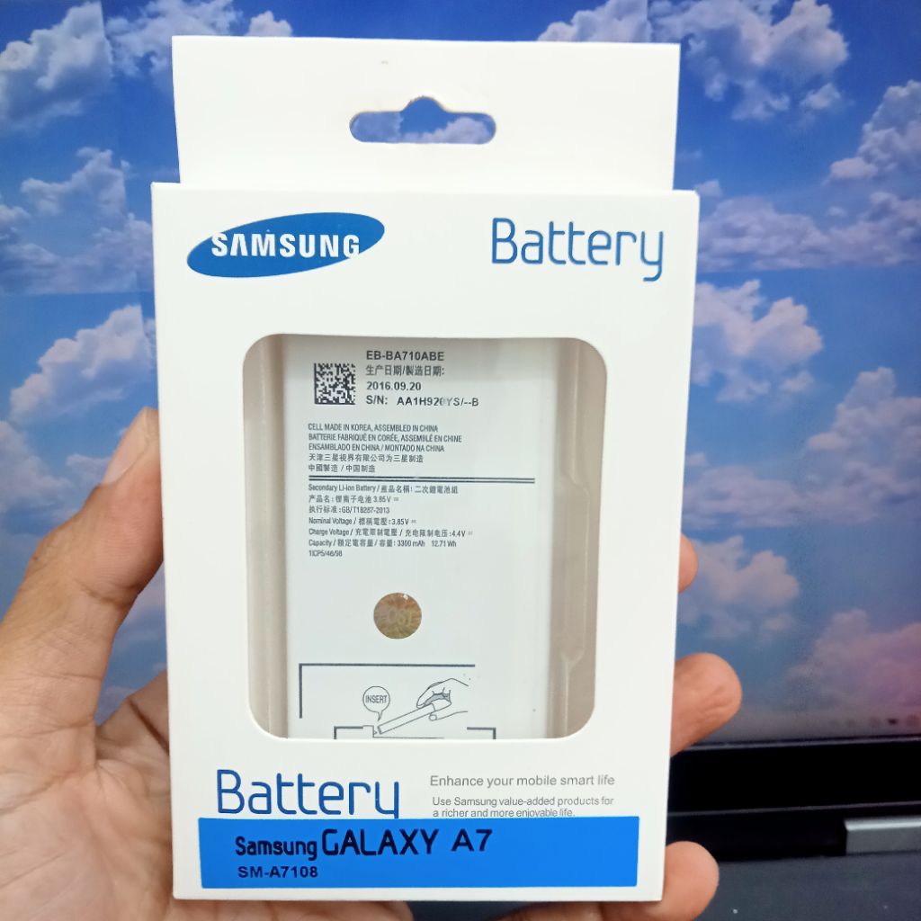 Batre Baterai Battery Samsung A7 2016 SM-A710 / Baterai EB-BA710ABE GALAXY A7 2016