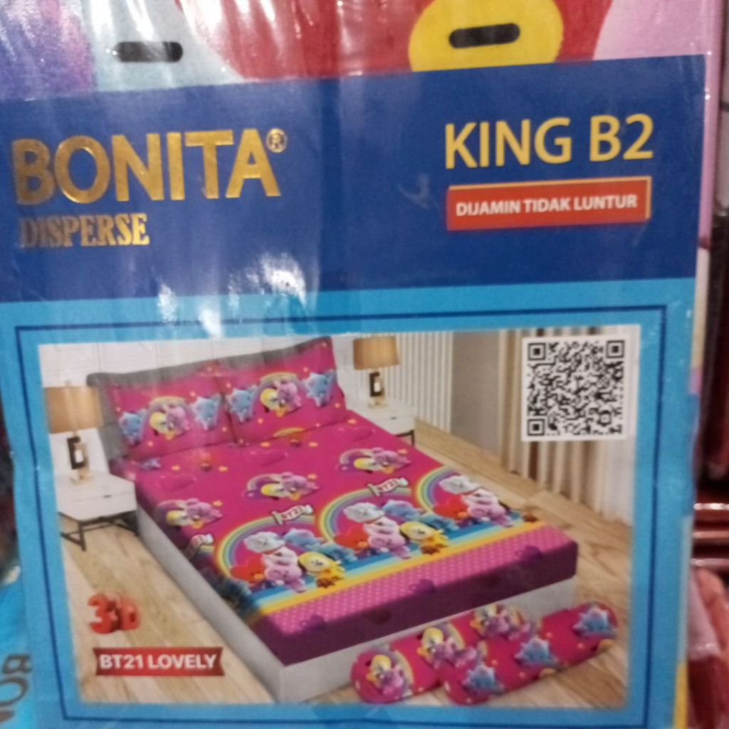 sprei bonita king karakter