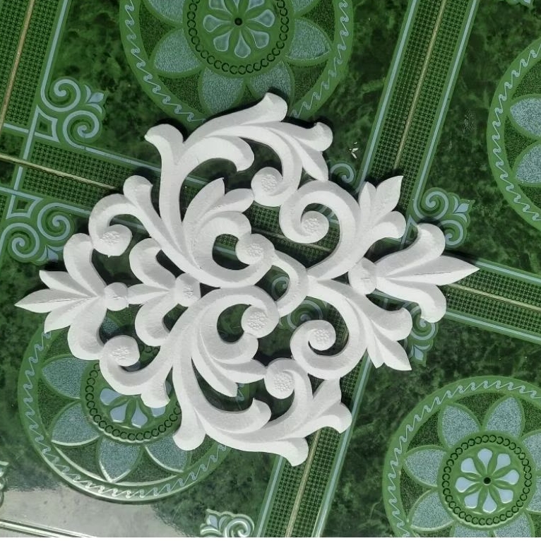 Ukiran Ornament Pilar Dekorasi spon ati