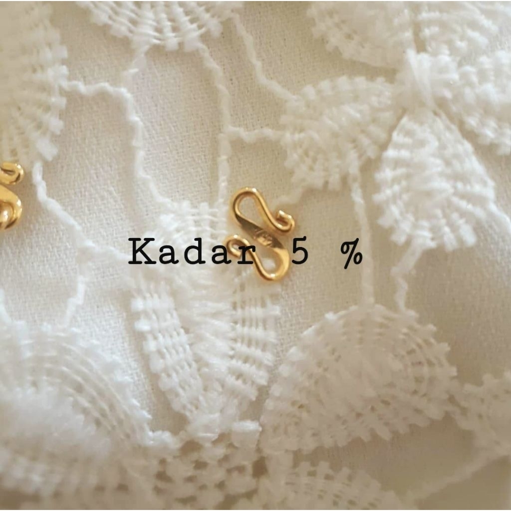 Kokot Emas Muda Untuk Gelang Kalung berat 1/4 Gram