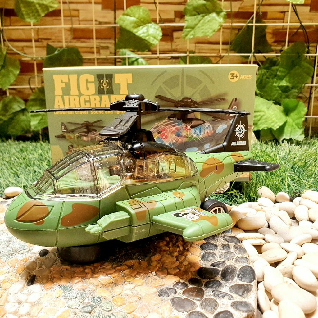mainan pesawat helicopter bump and go - mainan pesawat hercules