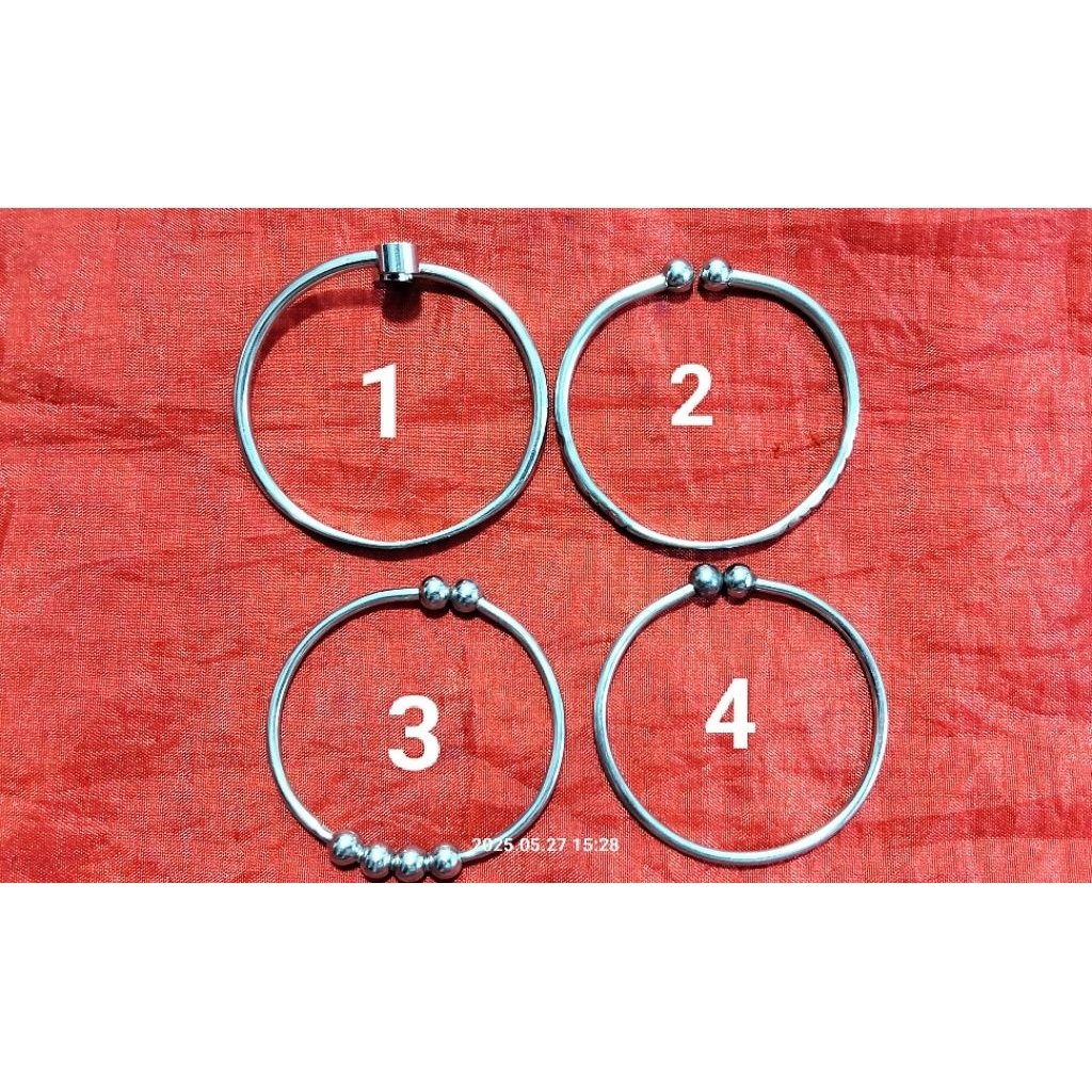 Gelang Anak Atau Bayi Besi Putih Asli Ternate