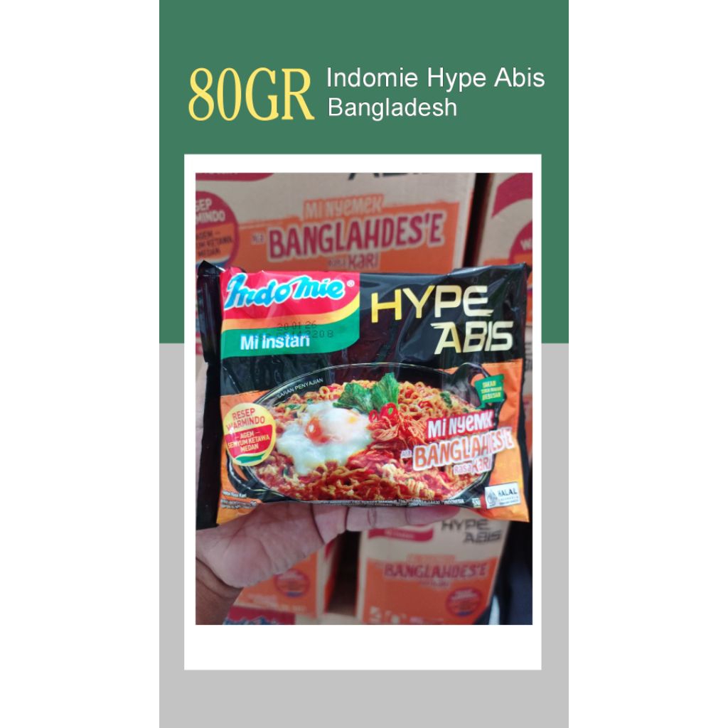

(New Product)Indomie Ala Bangladesh Hype Abis